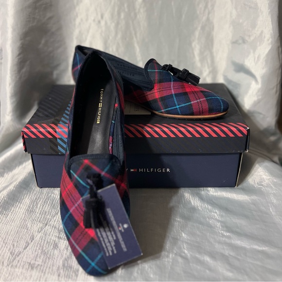 Tommy Hilfiger Plaid Loafers EURO SIZE 40 - Picture 4 of 9